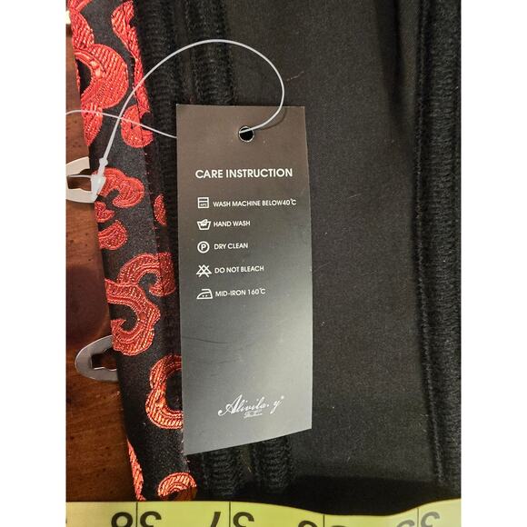 Alivila.Y Fashion Black Lace/ Red Overbust Corset Bustier Top 5xl Runs Small - Picture 11 of 12